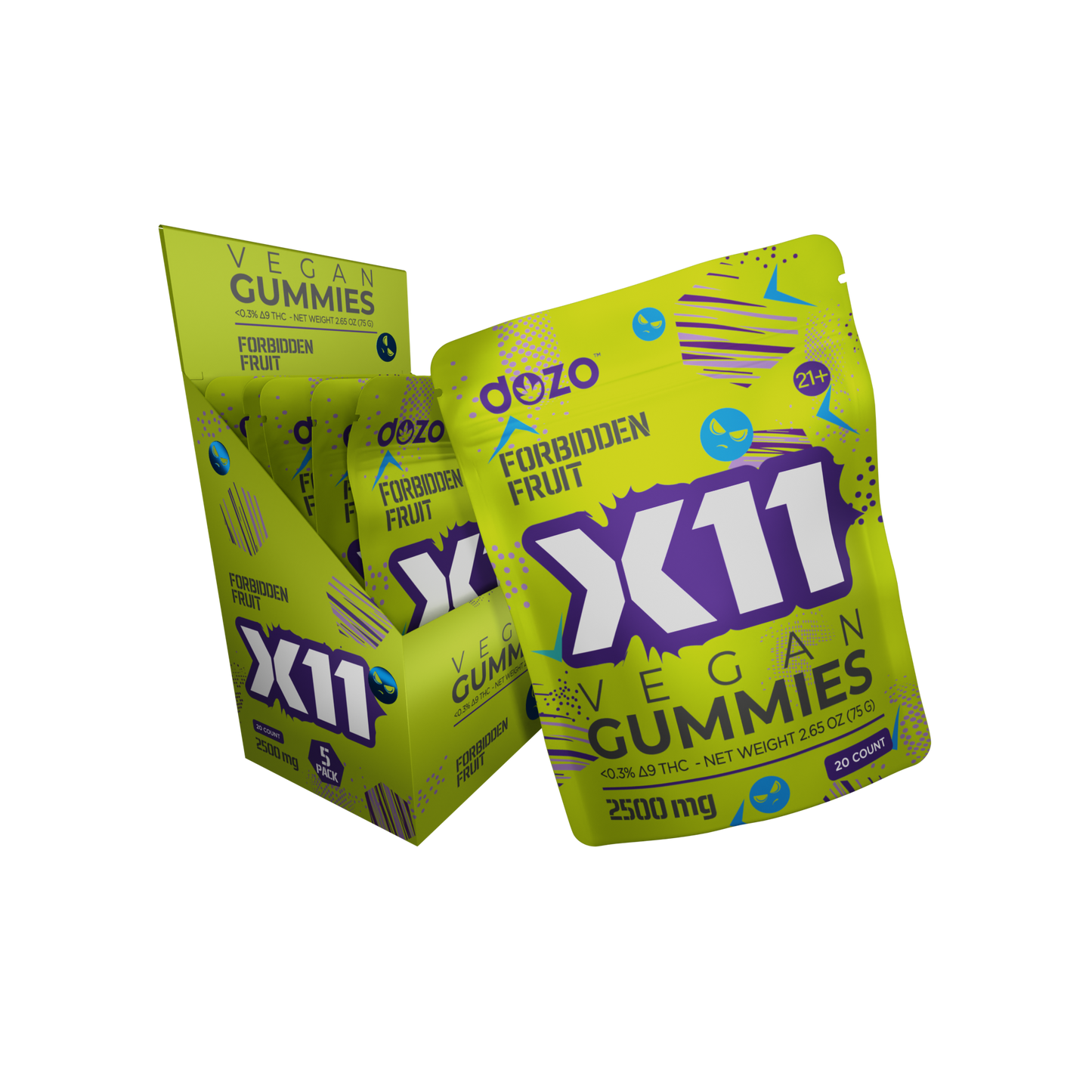 X11 Gummies | Forbidden Fruit (Indica)