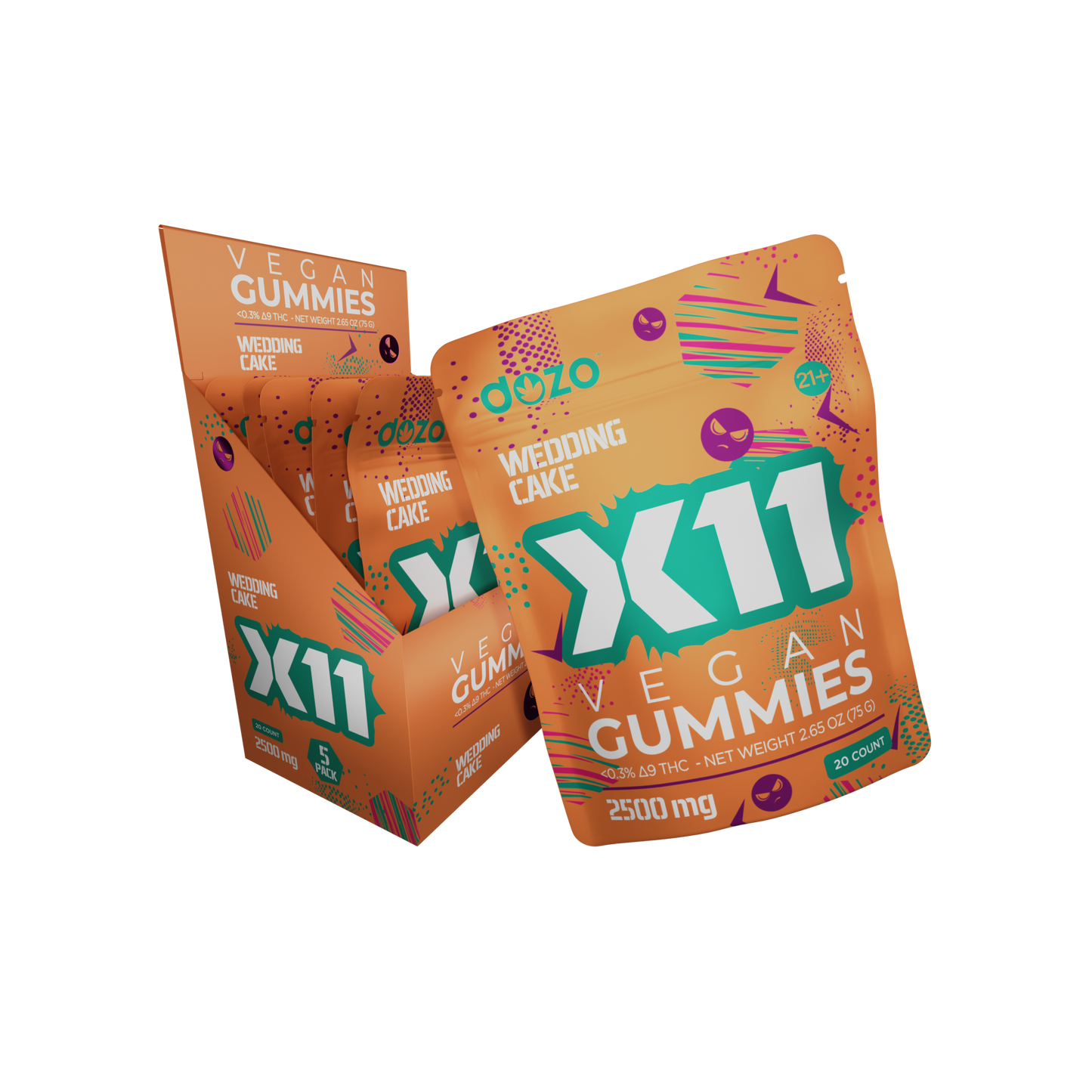 X11 Gummies | Wedding Cake (Hybrid)