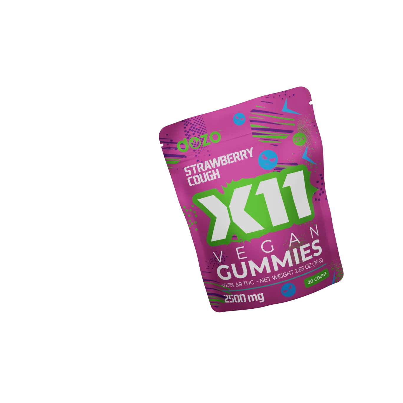 X11 Gummies | Strawberry Cough (Sativa)