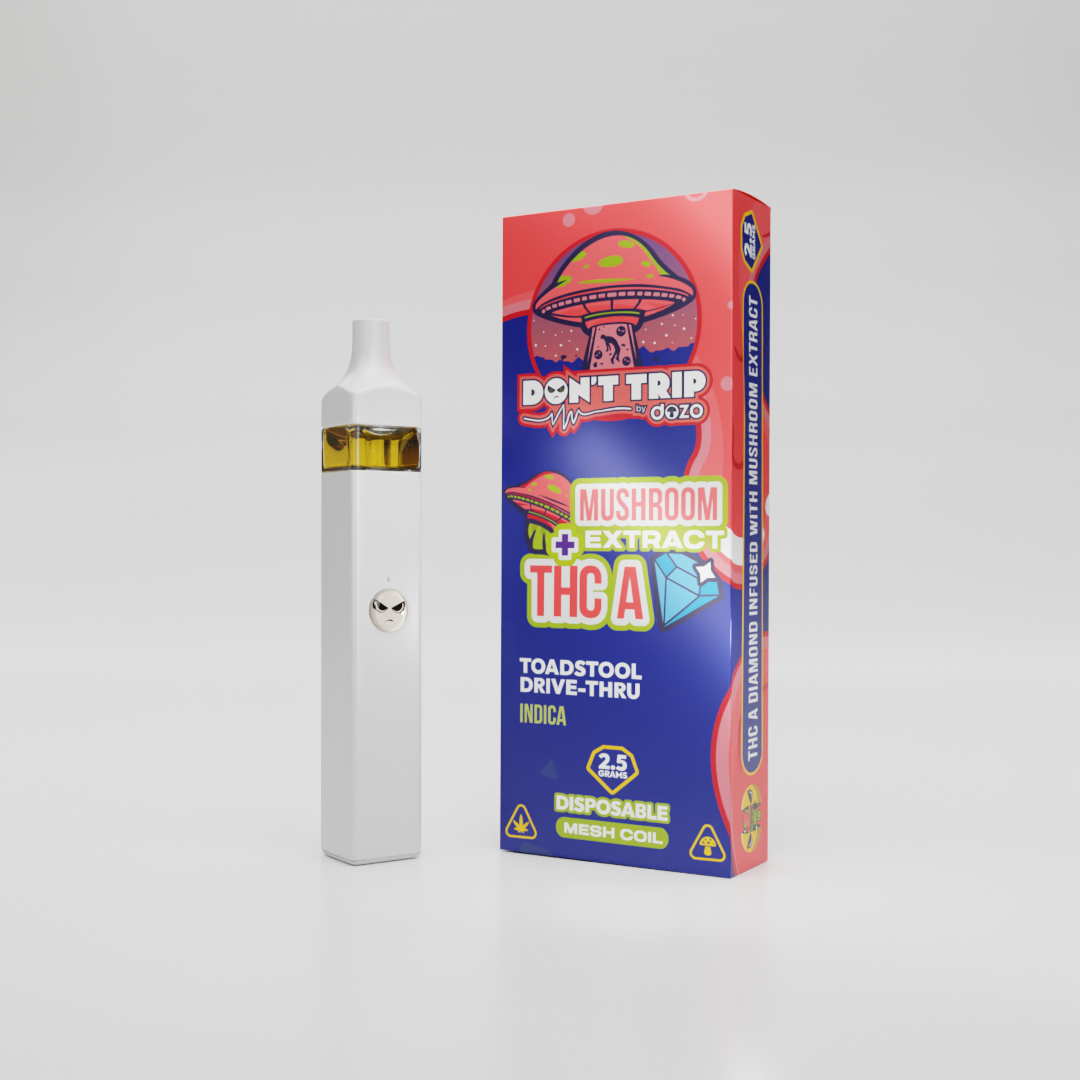 Don't Trip Mushroom Vape: ToadStool Drive-Thru (Indica)