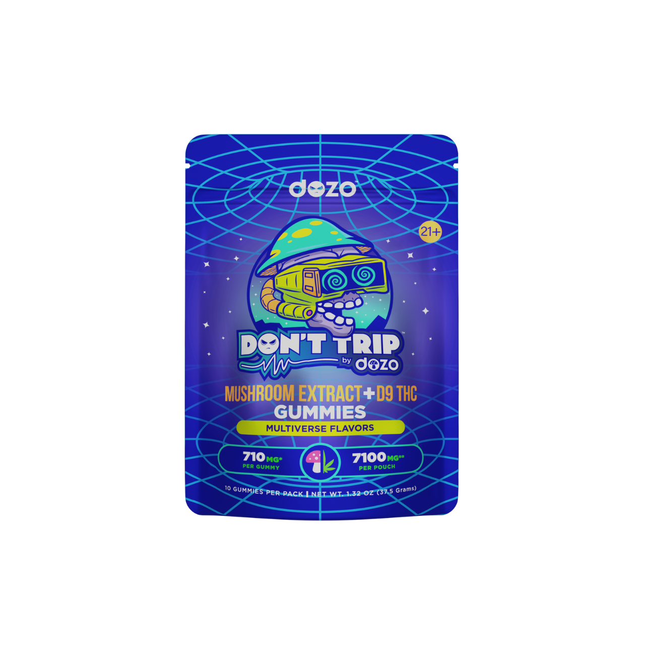 Don’t Trip Mushroom + Delta 9 Gummies | Multiverse Flavors