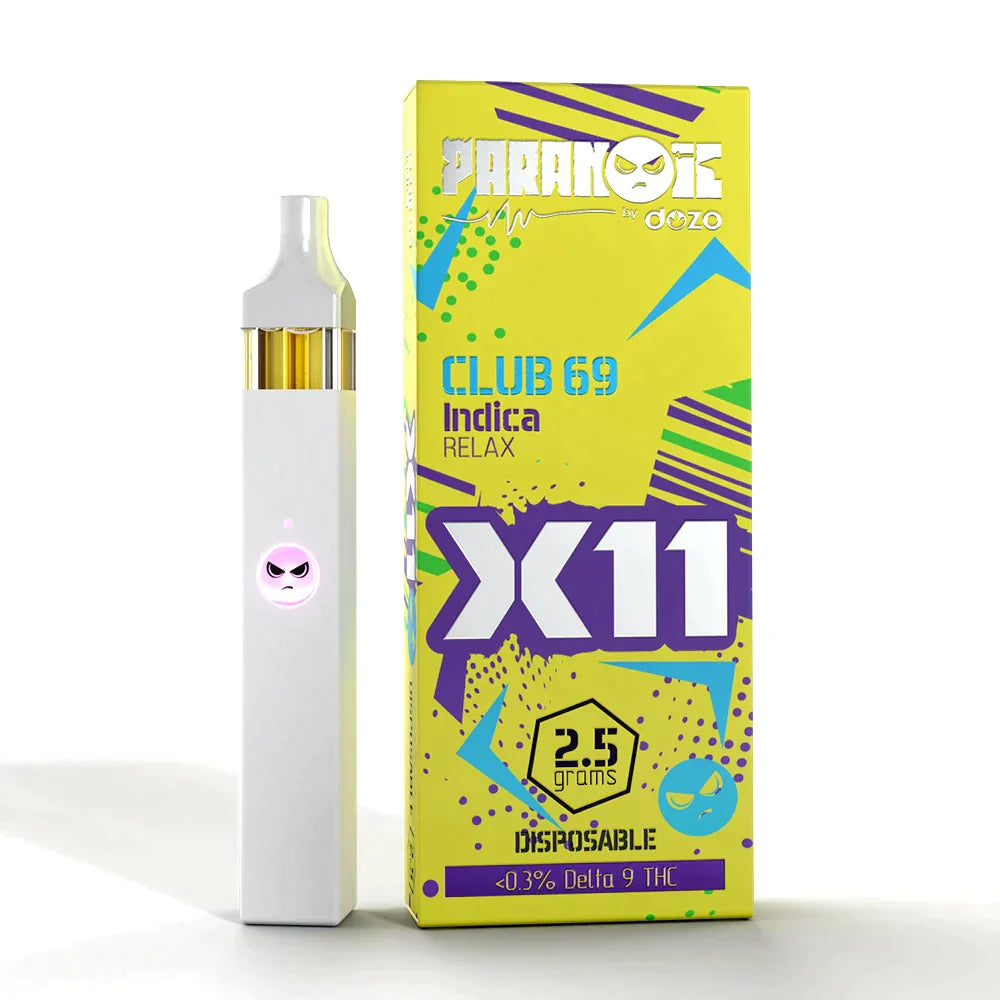 2.5g Dozo X11 Disposable | Club 69 (Indica)