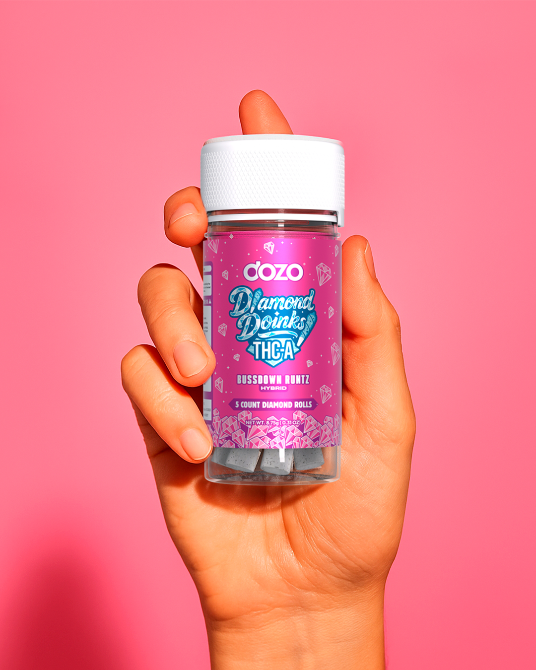 Dozo THC-A Doinks - Diamond Rolls (5ct)