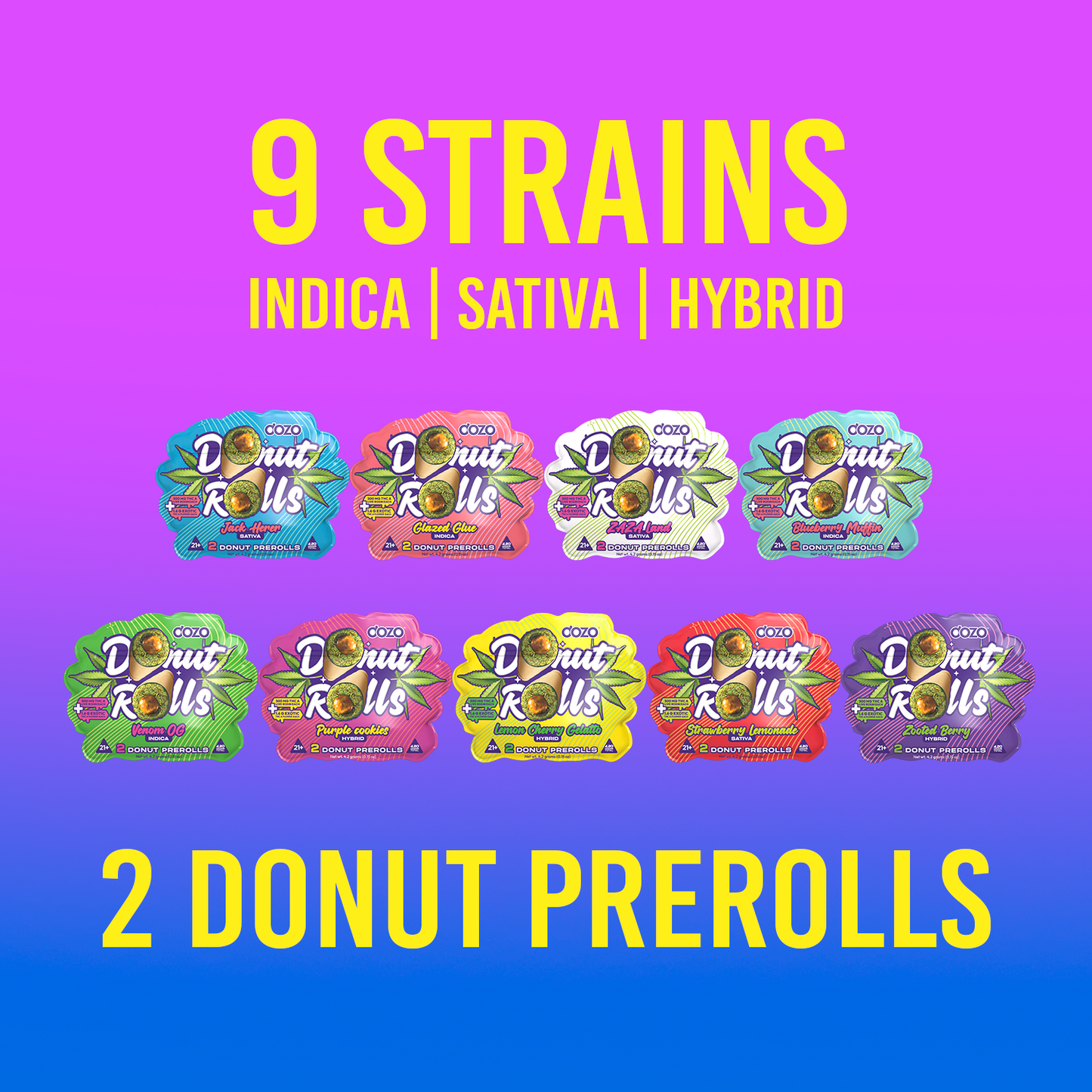 New Drop - Dozo Donut Prerolls 4.20 g
