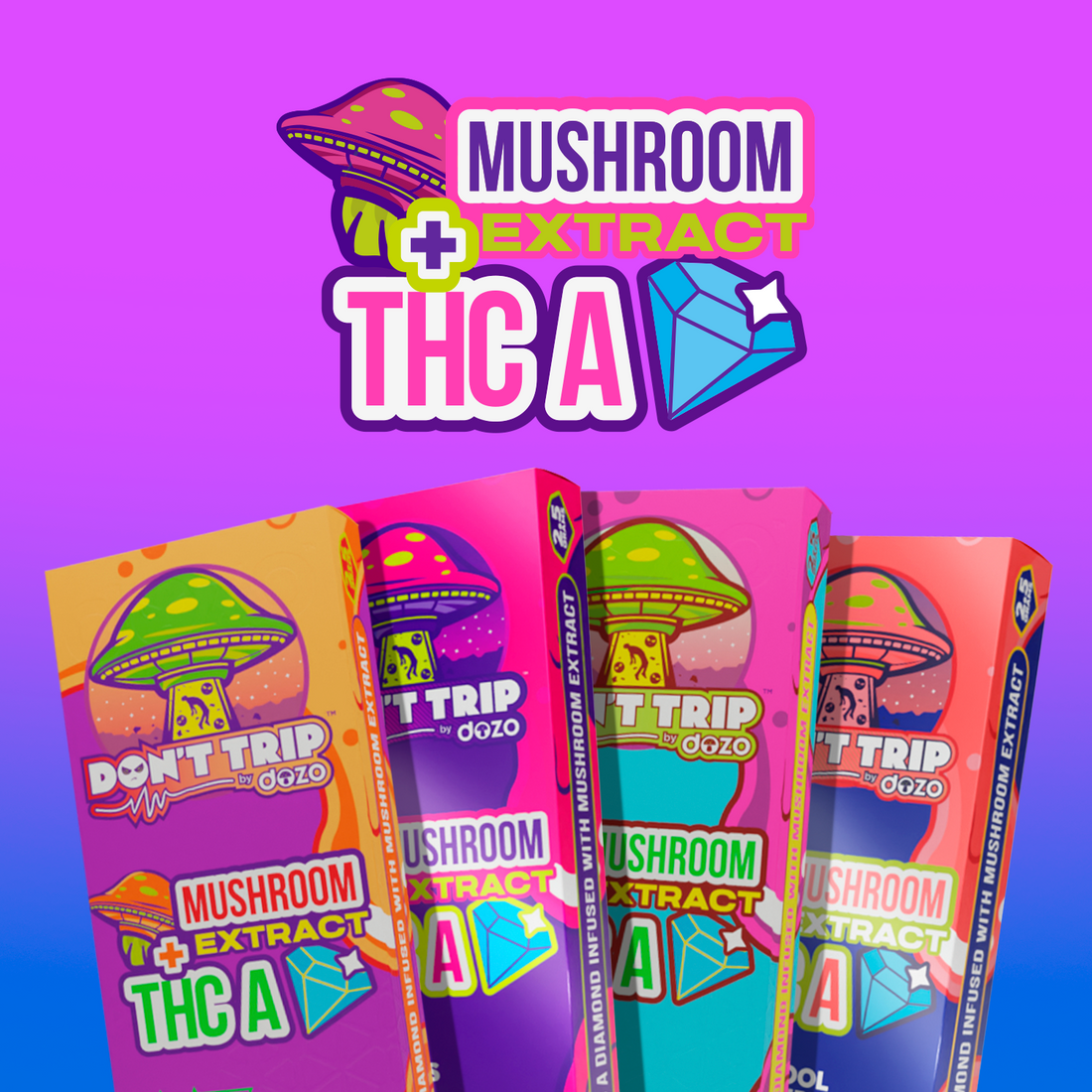 2.5g Don't Trip Mushroom Disposable