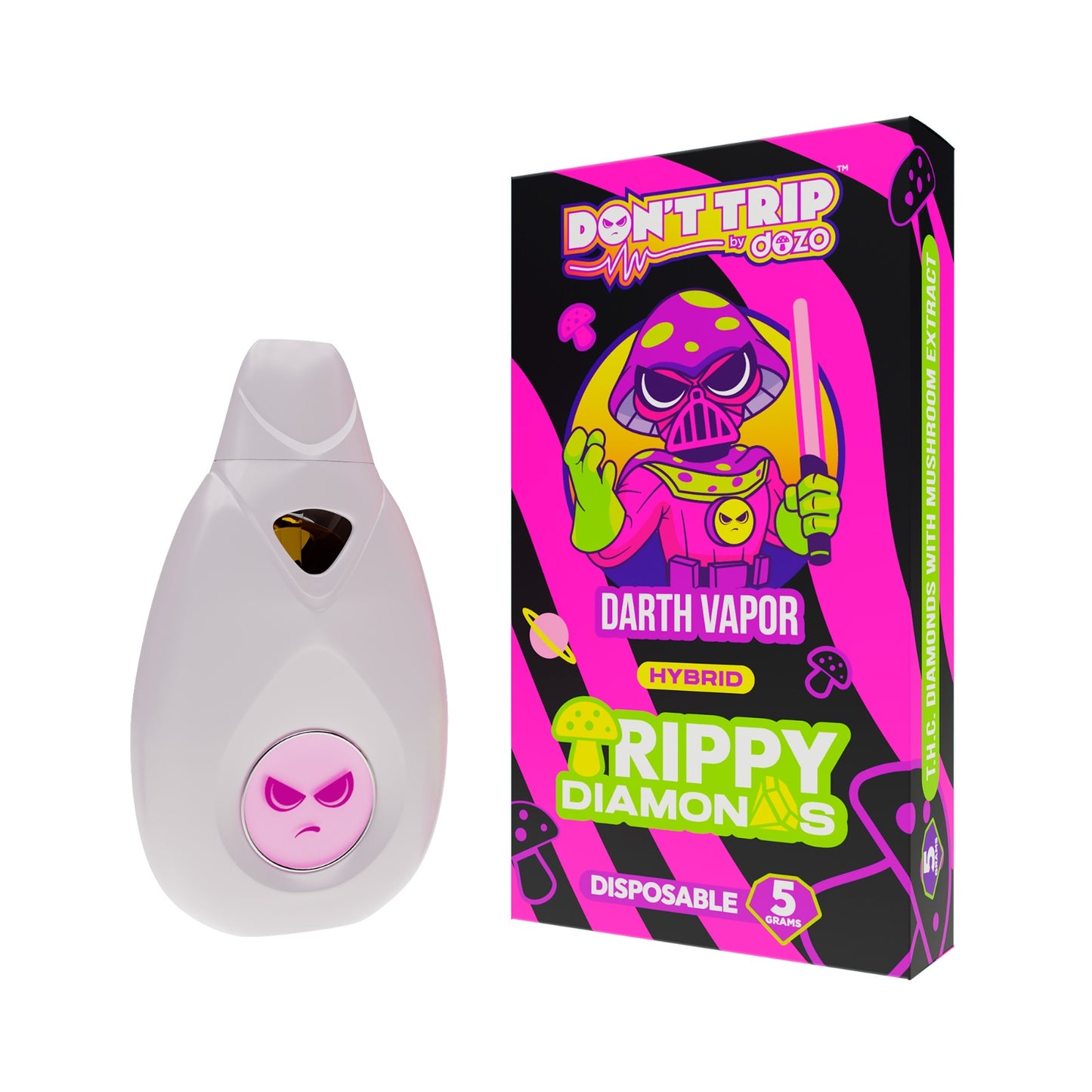 Trippy Dimonds Mushroom Vape: Darth Vapor (HYBRID)