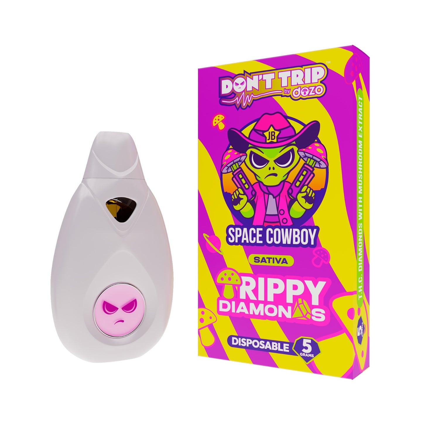 Trippy Dimonds Mushroom Vape: Space Cowboy (SATIVA)