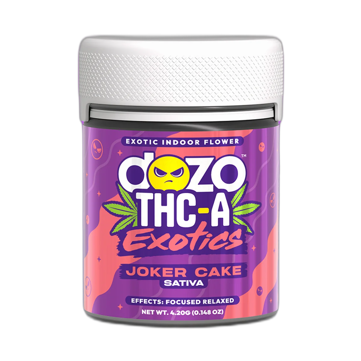 4.2g Dozo THC-A INDOOR FLOWER | Joker Cake - Sativa