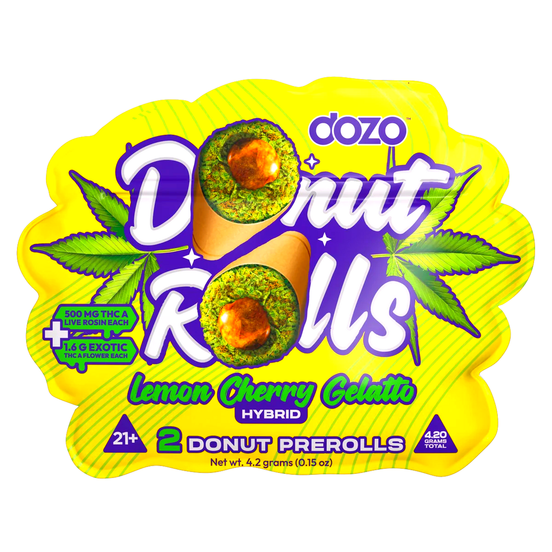 Dozo Donut Prerolls 4.20 g | Lemon Cherry Gelato (Hybrid)