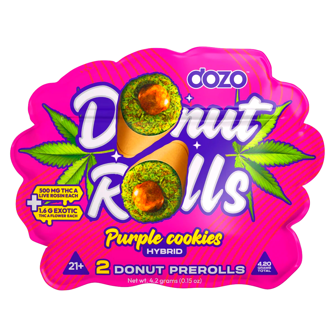 Dozo Donut Prerolls 4.20 g | Purple Cookies (Hybrid)