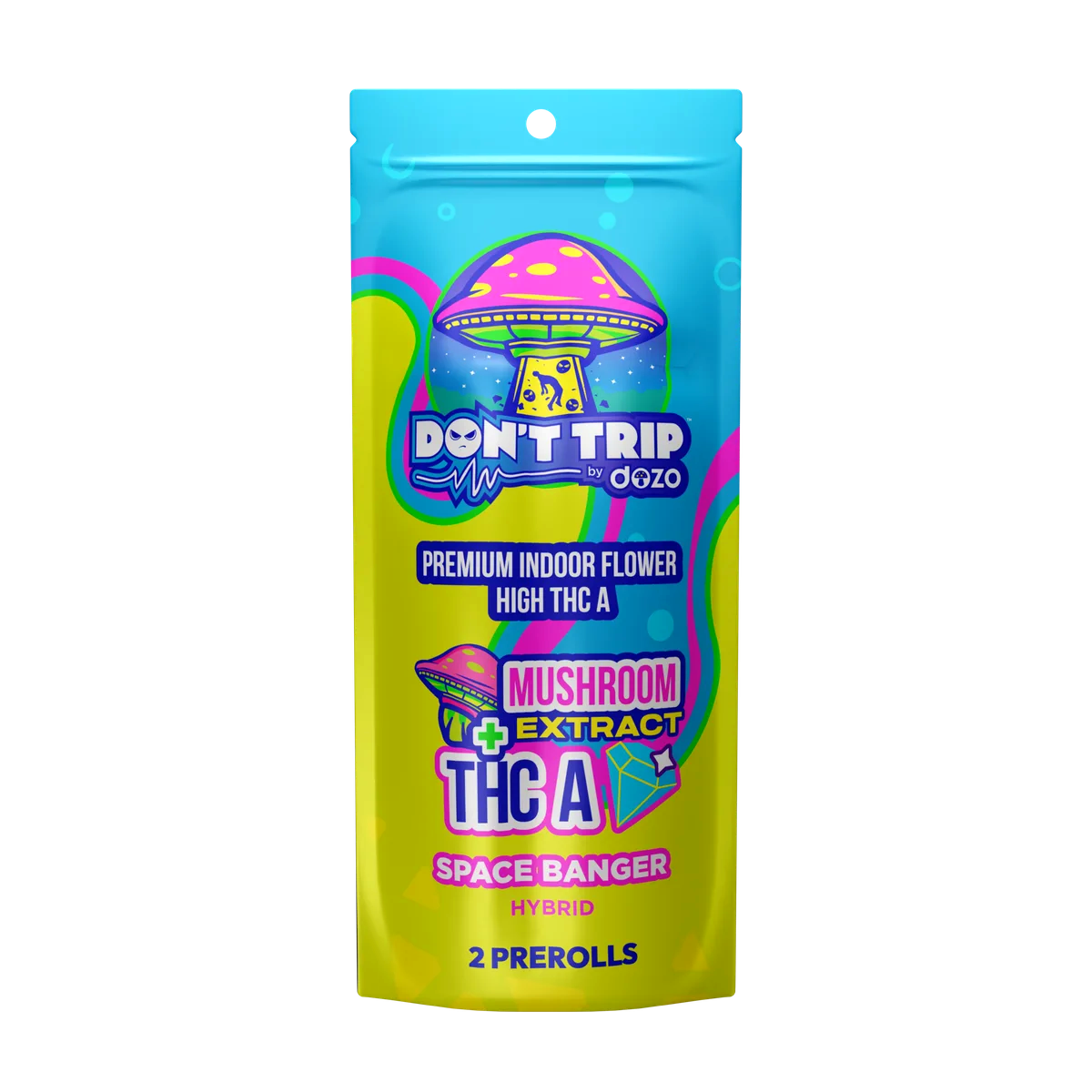Don't Trip Mushroom Extract Preroll | Space Banger (Hybrid)