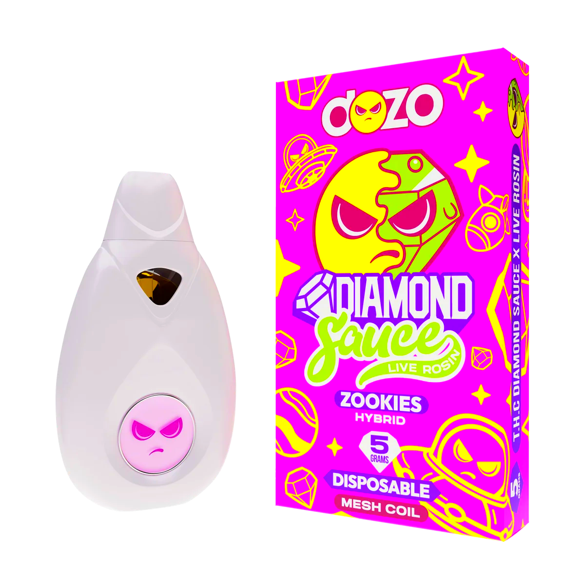 5g Diamond Sauce Disposable | Zookies (Hybrid)