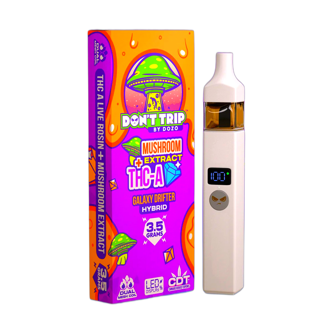 2.5g Don't Trip Mushroom Vape: Galaxy Drifter (Hybrid)