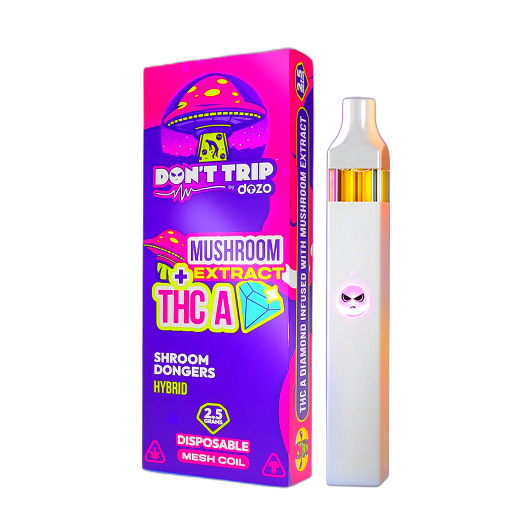 2.5g Don't Trip Mushroom Vape: Shroom Dongers (Hybrid)