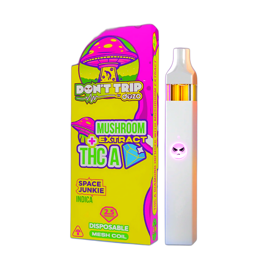 2.5g Don't Trip Mushroom Vape: Space Junkie (Indica)