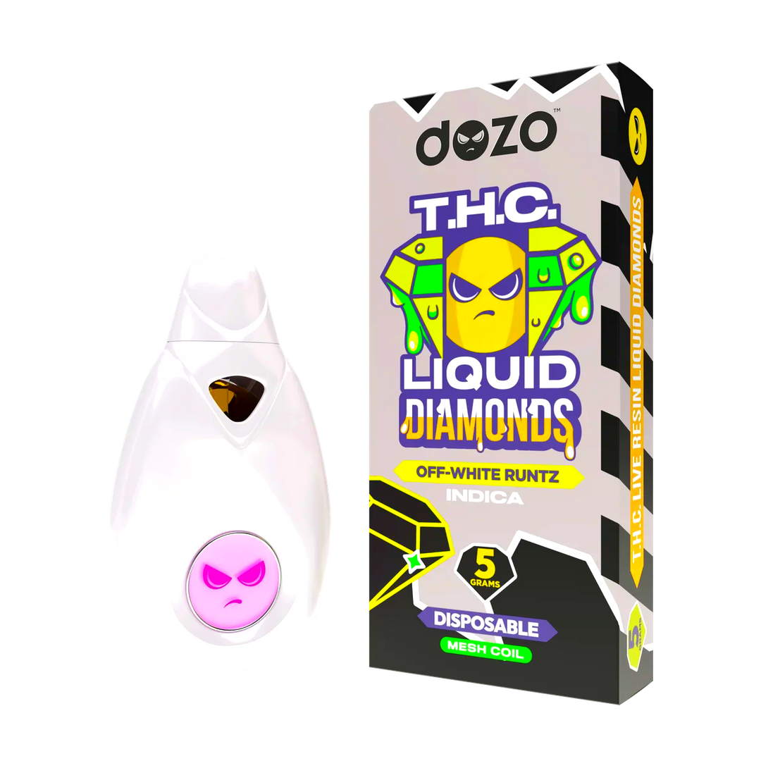 5g Liquid Diamonds Disposable | Off-White (Indica)