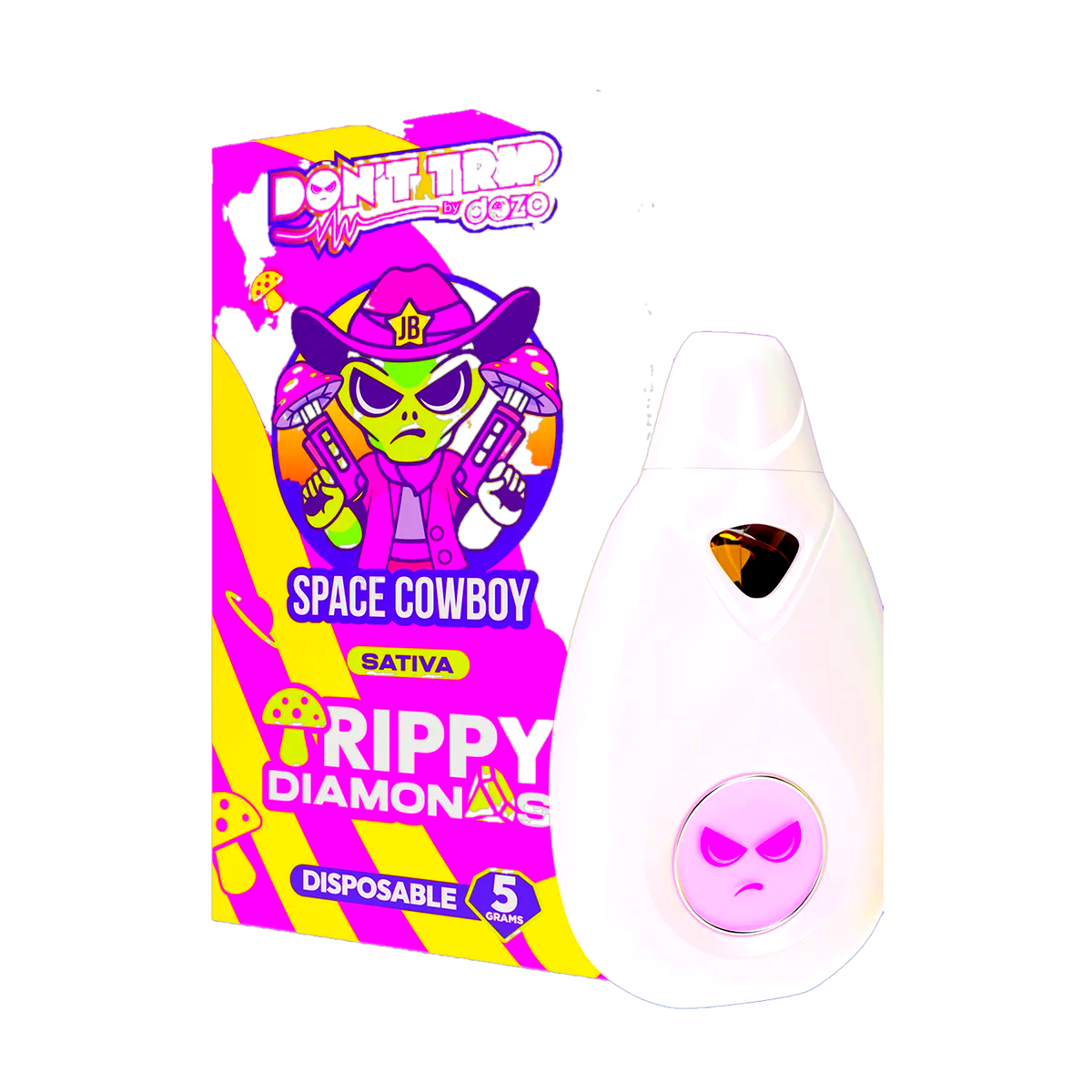 5g Trippy Diamonds Mushroom Vape: Space Cowboy (Sativa)