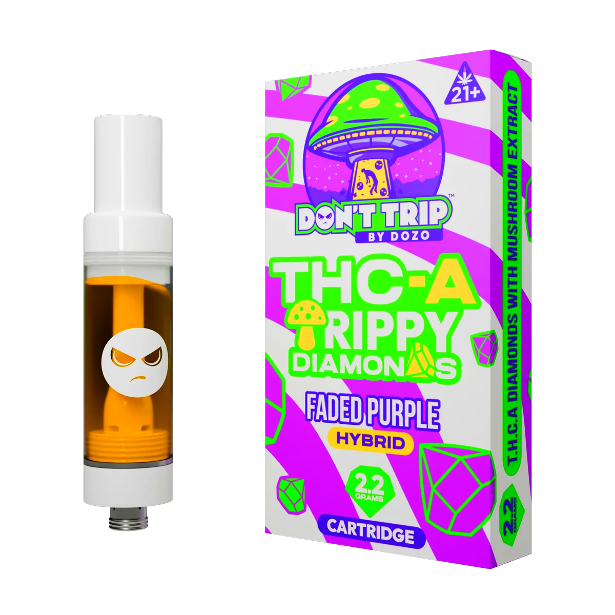 DOZO Don't Trip THC-A Trippy Diamonds Cart
