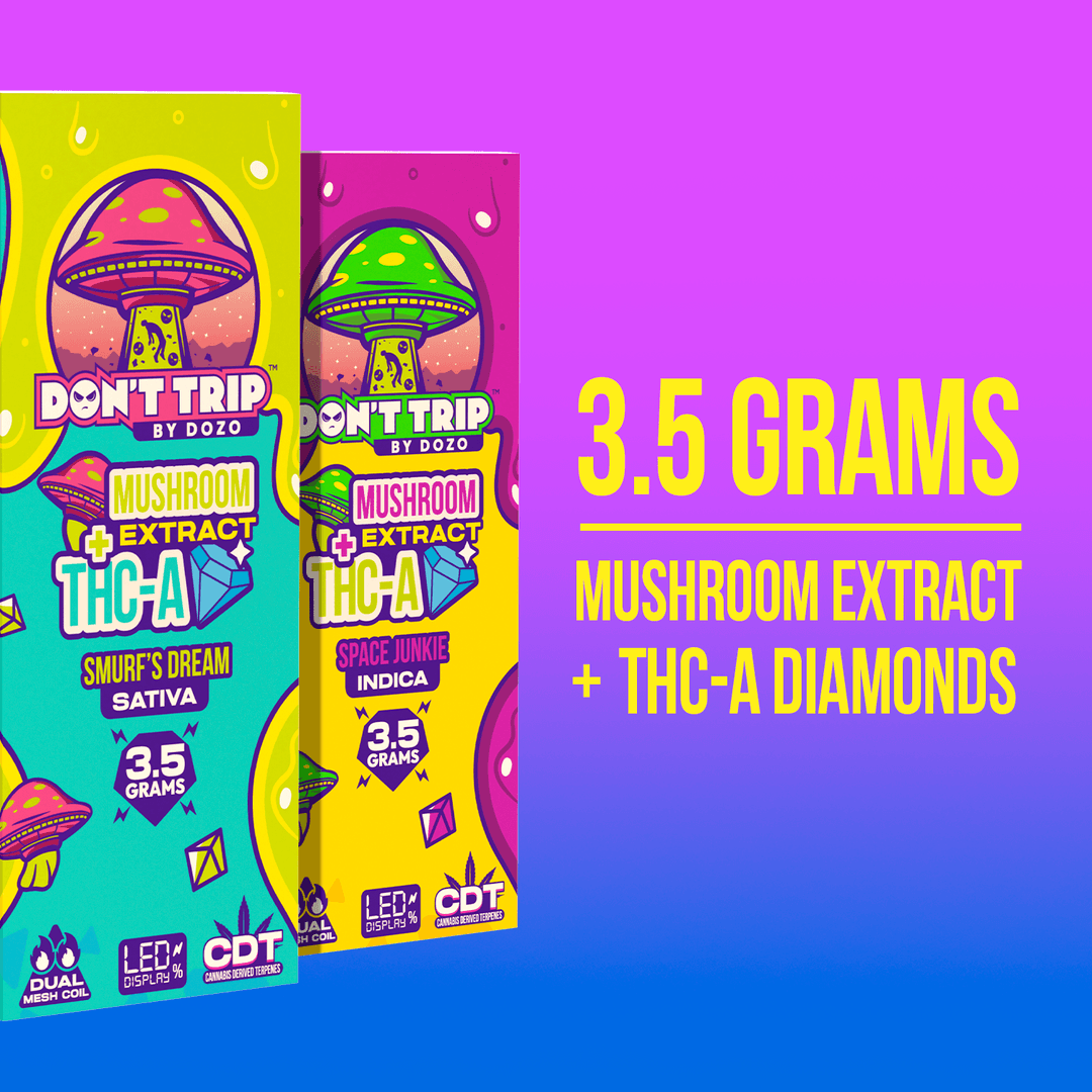3.5g Dozo Don't Trip Mushroom Vape