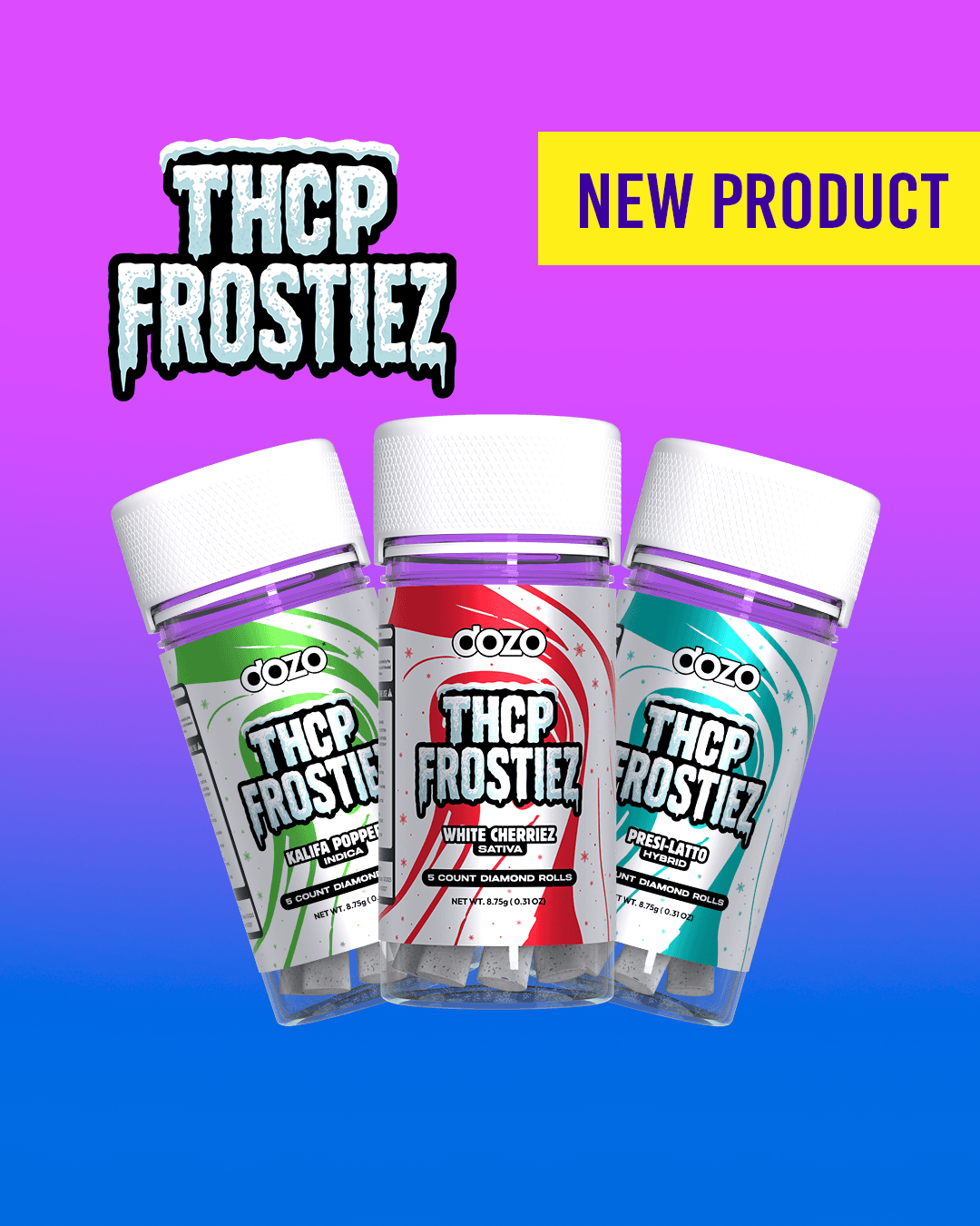 Dozo THCP Frostiez - Diamond Rolls (5ct)