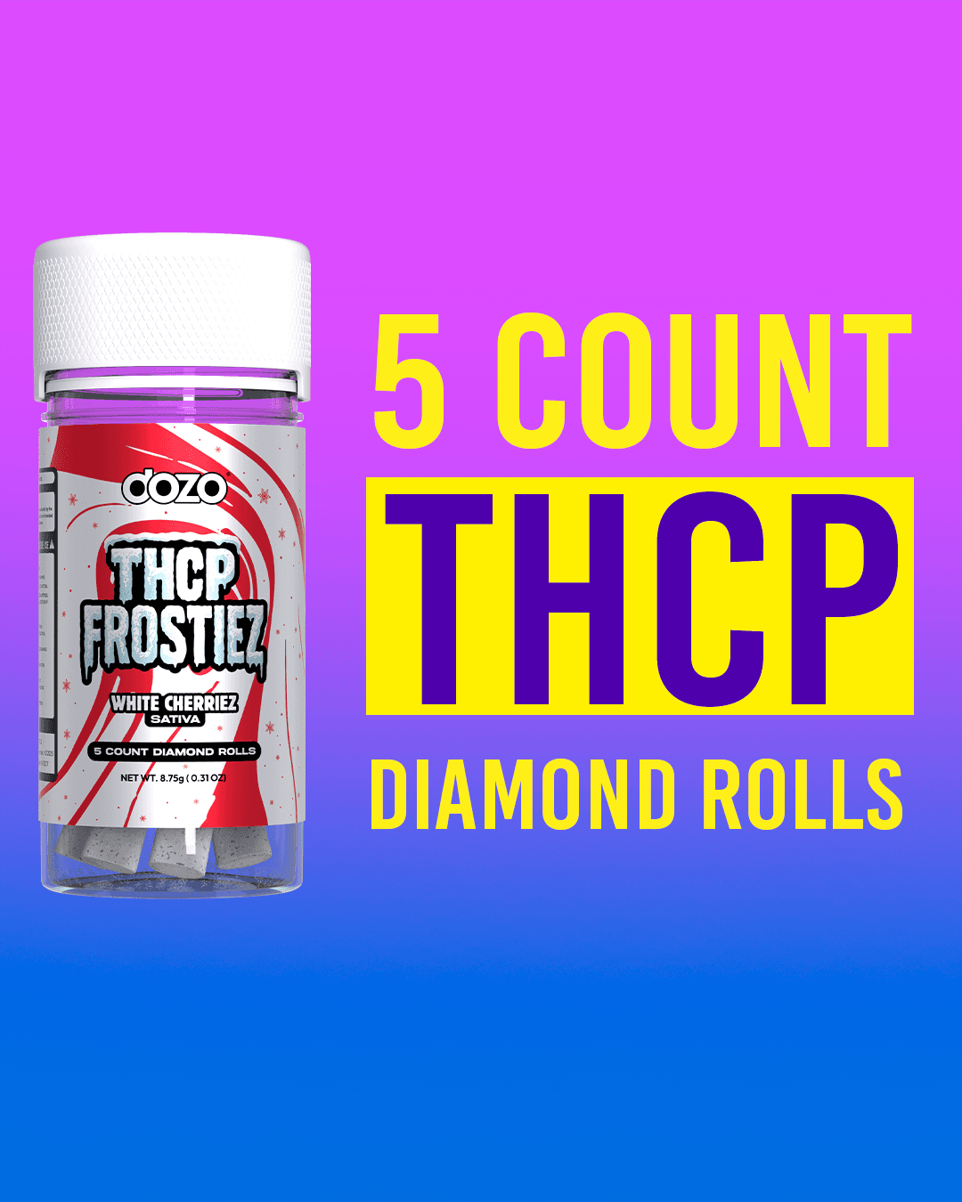 Dozo THCP Frostiez - Diamond Rolls (5ct)