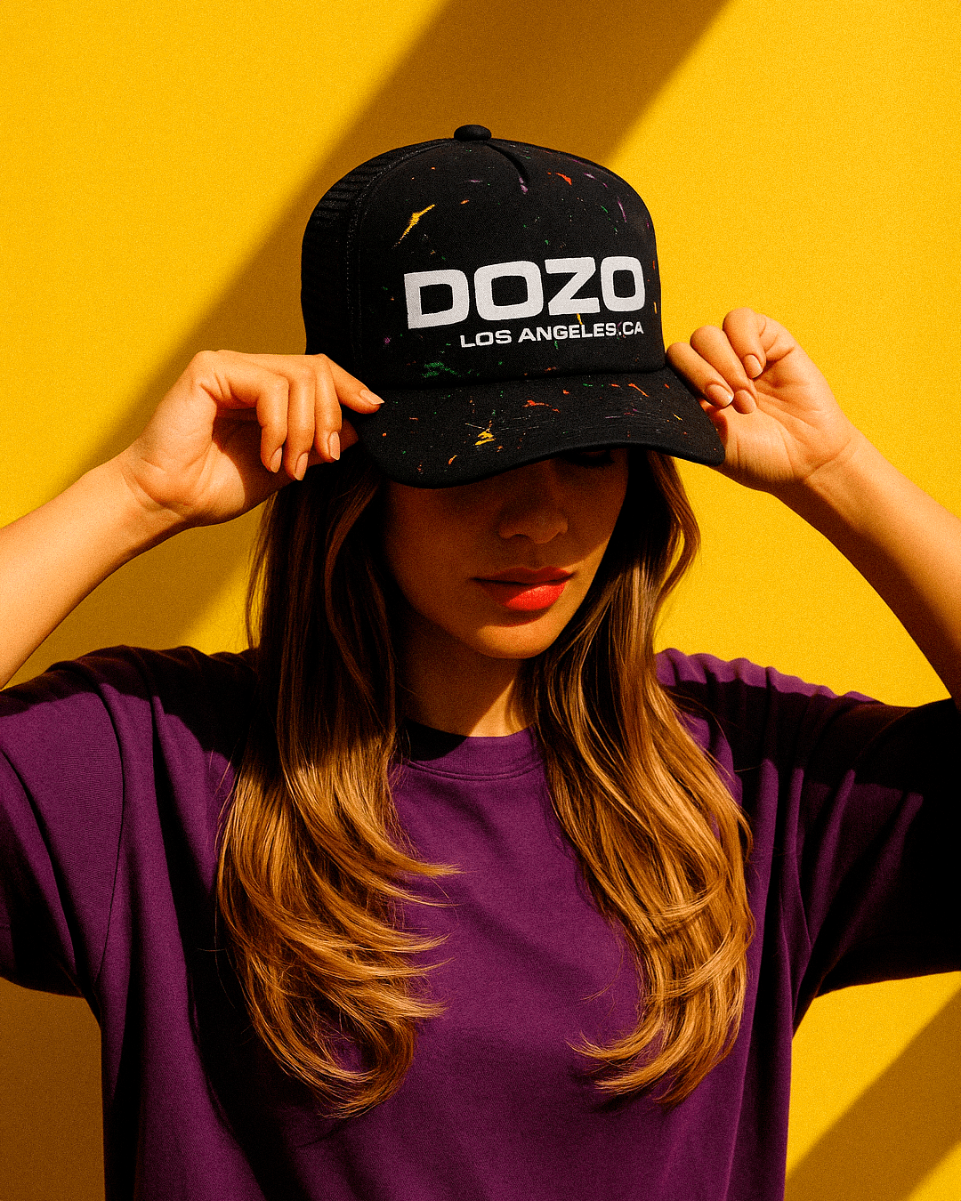 Dozo Trucker Cap | Handmade Painted Edition