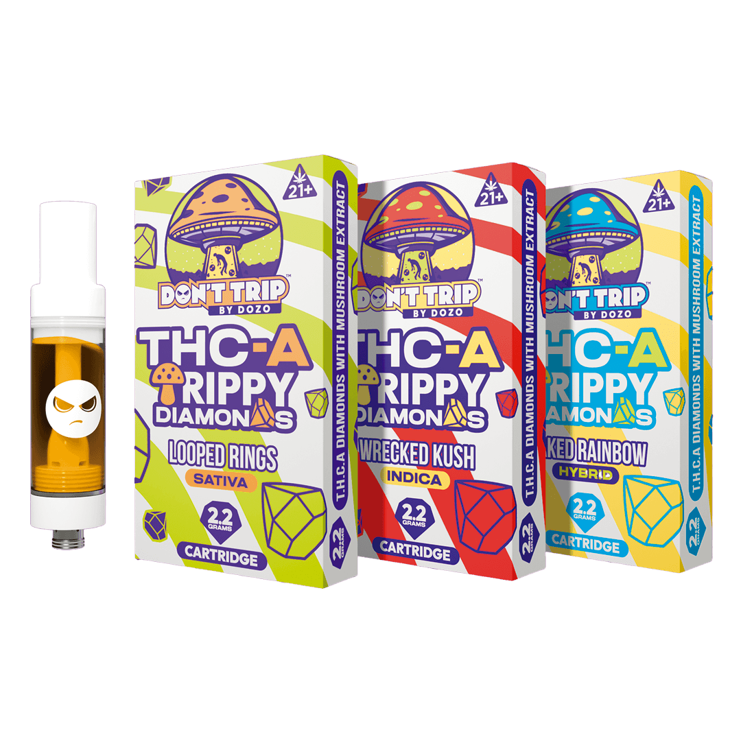 Don’t Trip THC-A Trippy Diamonds Cart
