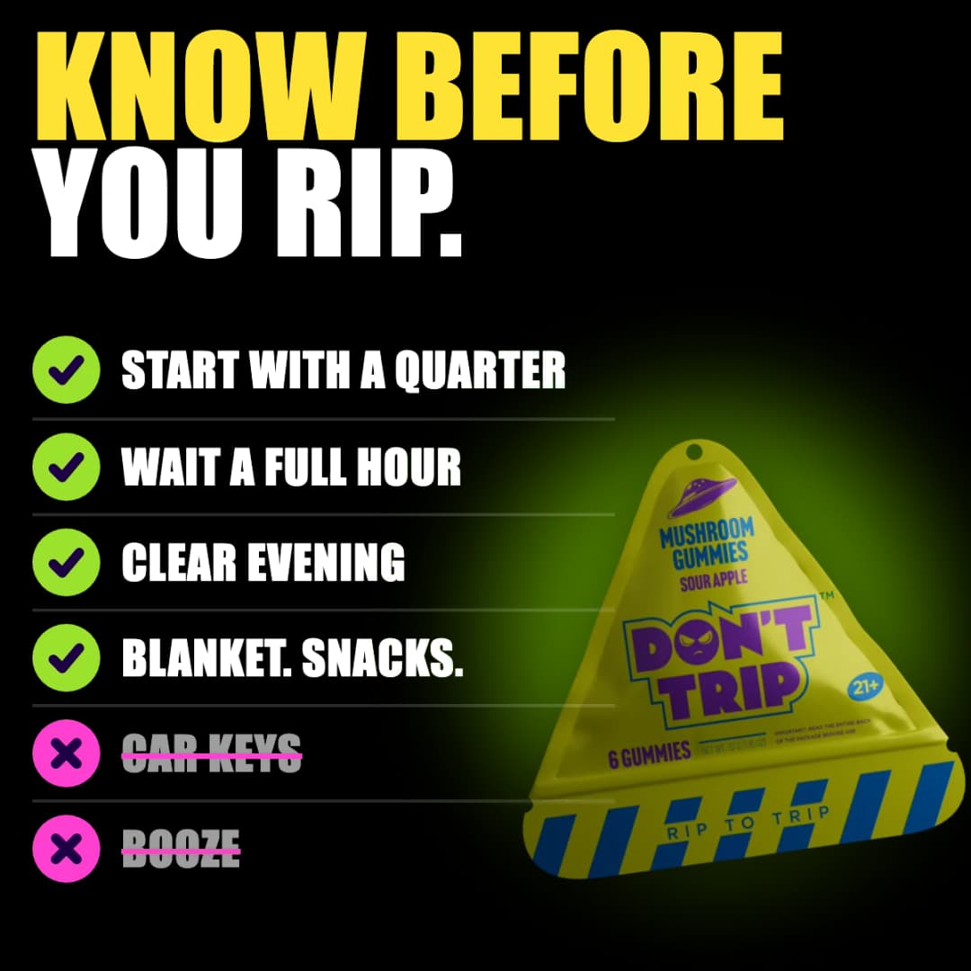 Know before you rip: start with a quarter, wait a full hour, clear evening, no car keys, no booze