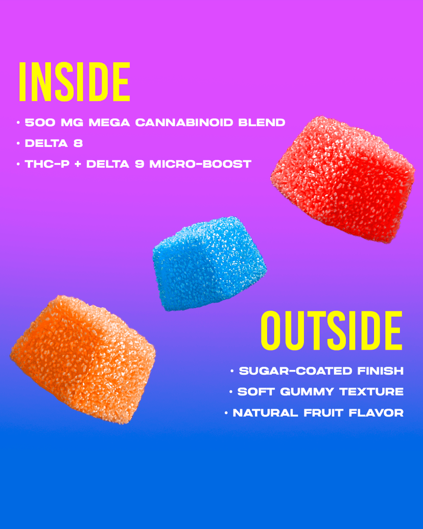 D9 Smashers Gummies | 500mg per gummy