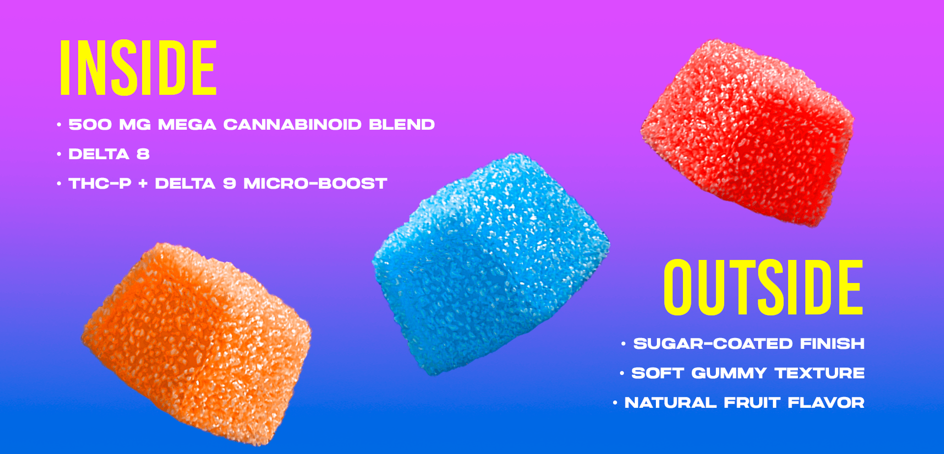 D9 Smashers Gummies | 500mg per gummy
