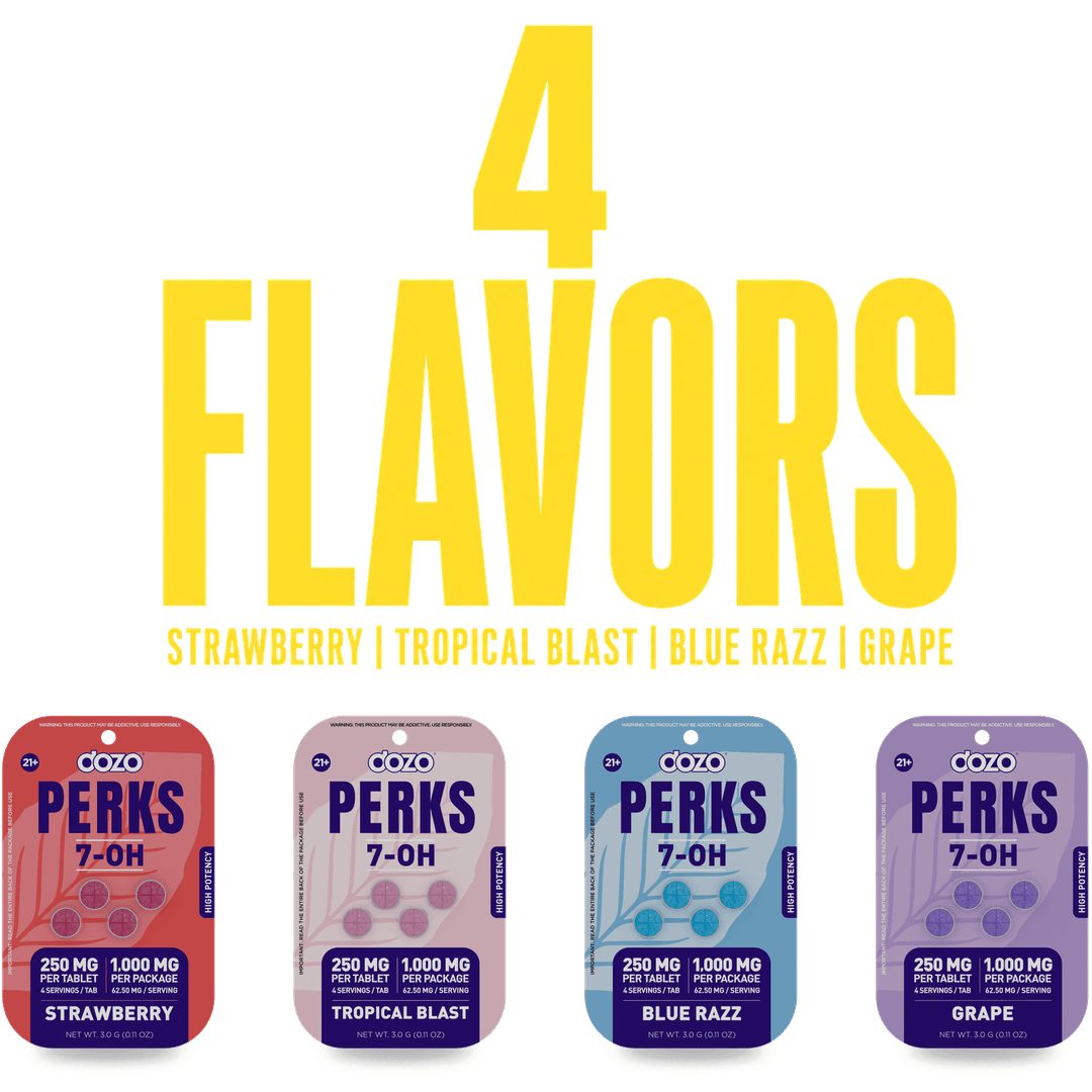 Four flavors. One serious dose.