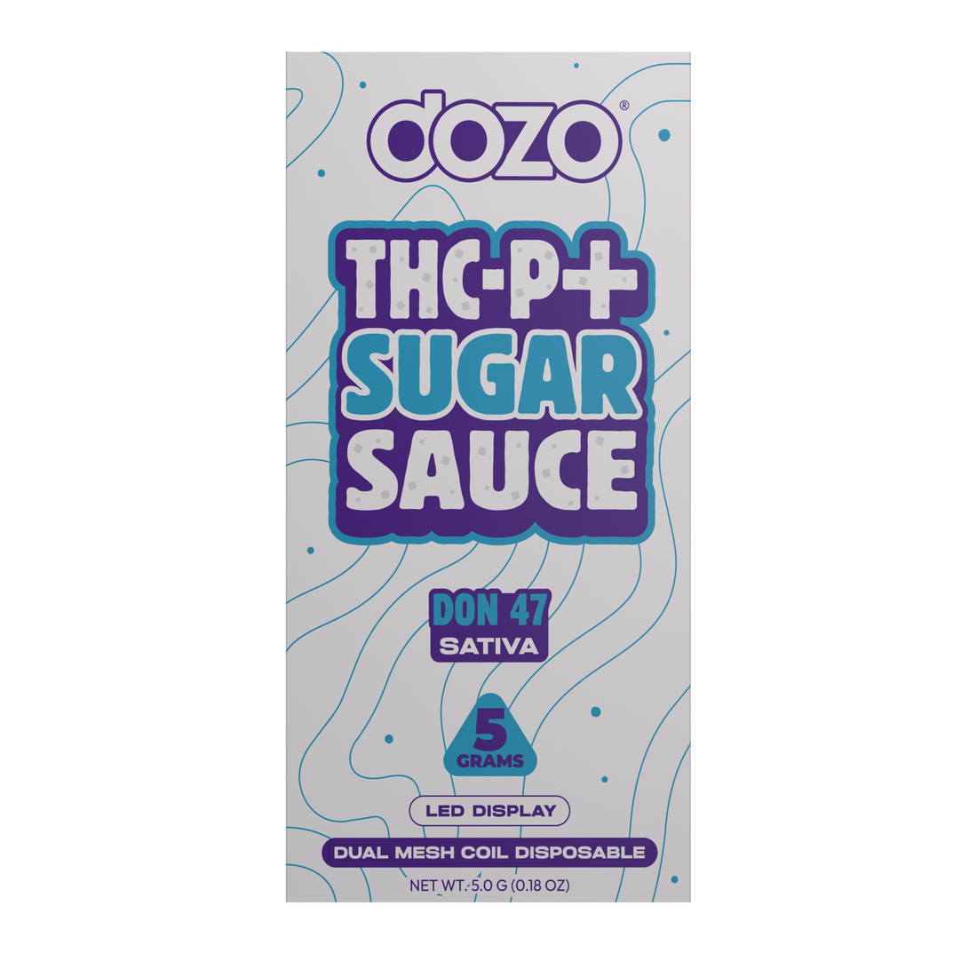 5g Dozo THC-P + Sugar Sauce Vape