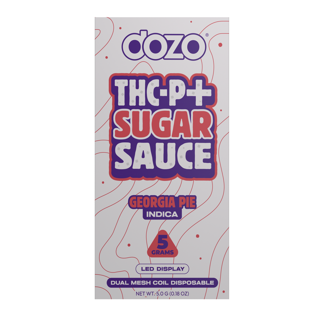 5g Dozo THC-P + Sugar Sauce Vape