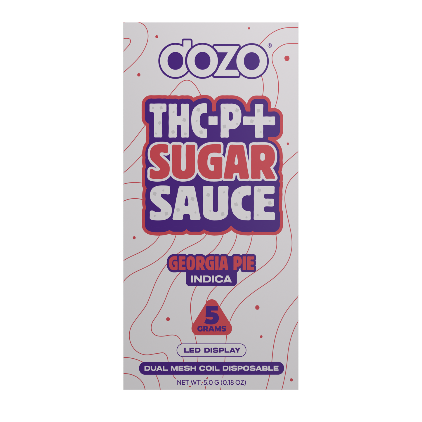 5g Dozo THC-P + Sugar Sauce Vape