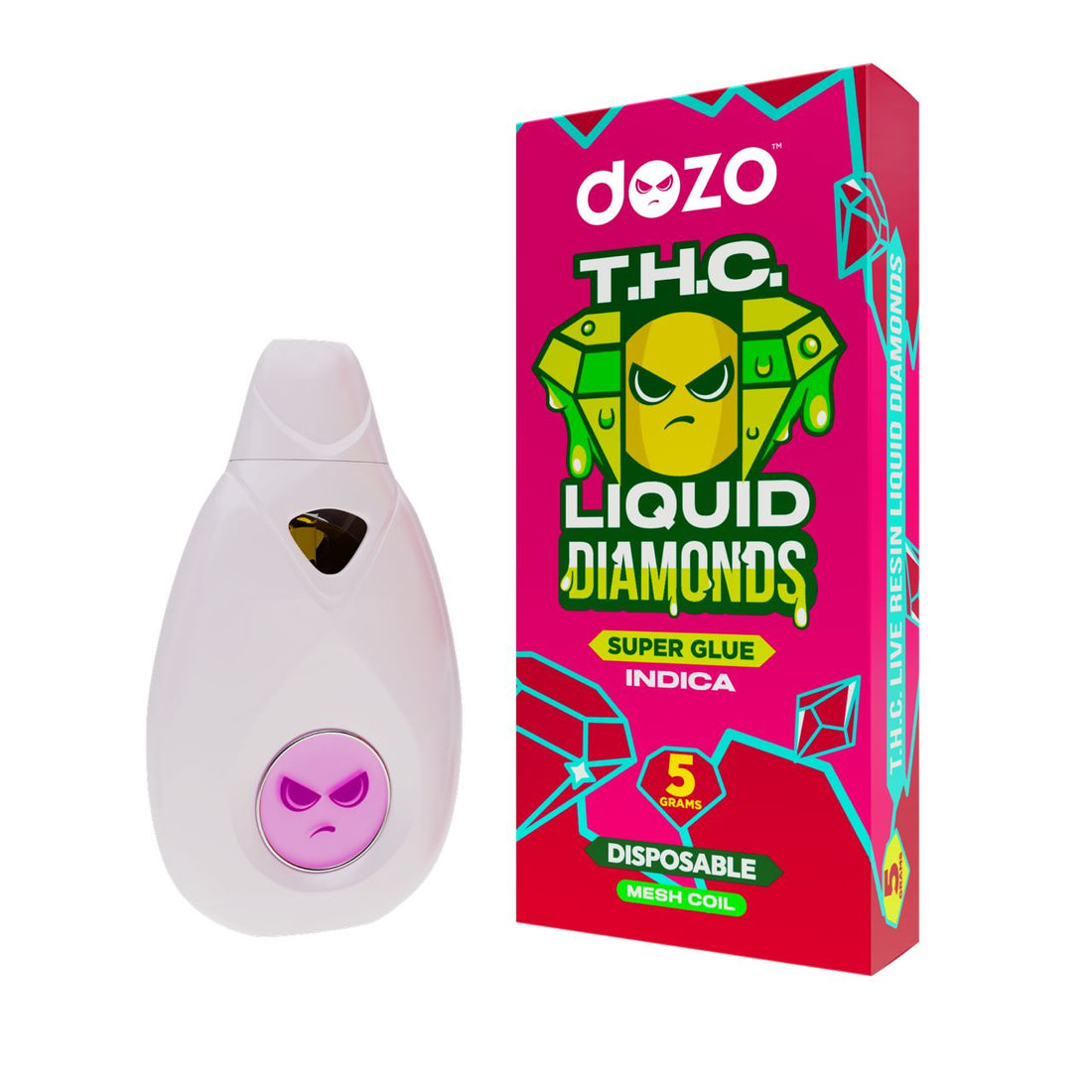 5g Liquid Diamonds Disposable - Super Glue Indica puredozo 5g Liquid Diamonds Disposable - Super Glue Indica puredozo