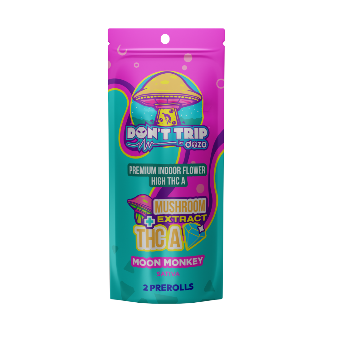 Don't Trip Mushroom Extract Preroll | Moon Monkey (Sativa)