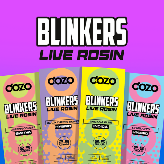 2.5g Dozo Blinkers Live Rosin Disposable Vape