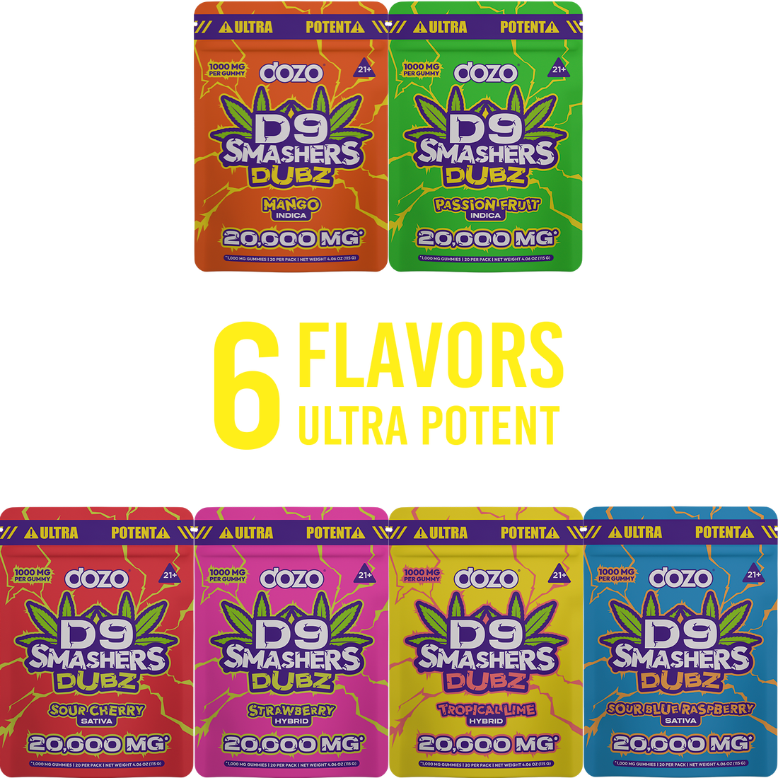 20k D9 Smashers Dubz Gummies