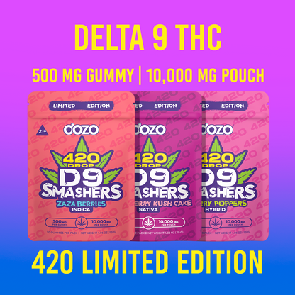 D9 Smasher Gummies - New 420 Limited Drop