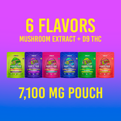 Don’t Trip Mushroom D9 Gummies | Bluberry Nebula