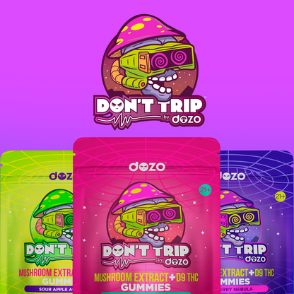 Don’t Trip Mushroom D9 Gummies | Bluberry Nebula