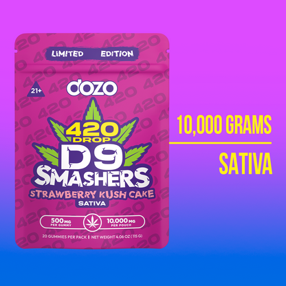 D9 Smasher Gummies - New 420 Limited Drop