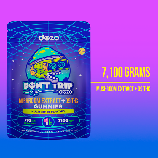 Don’t Trip Mushroom D9 Gummies | Multiverse Flavors