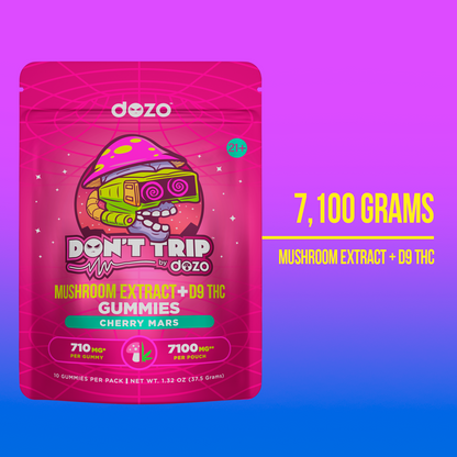 Don’t Trip Mushroom D9 Gummies | Bluberry Nebula