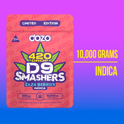 D9 Smasher Gummies - New 420 Limited Drop