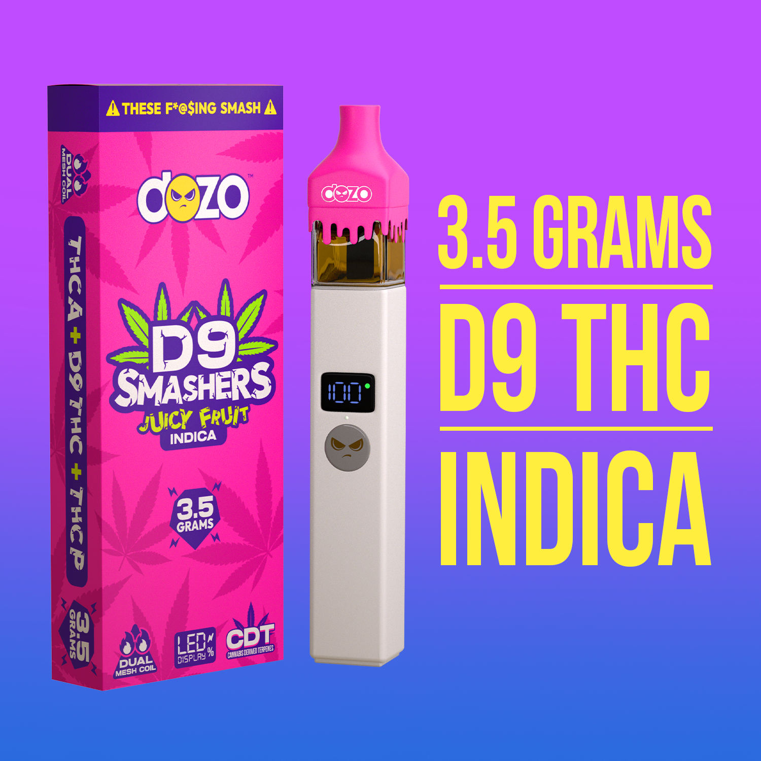 d9 disposable vape Disposable THC Vape Packaging main image 1