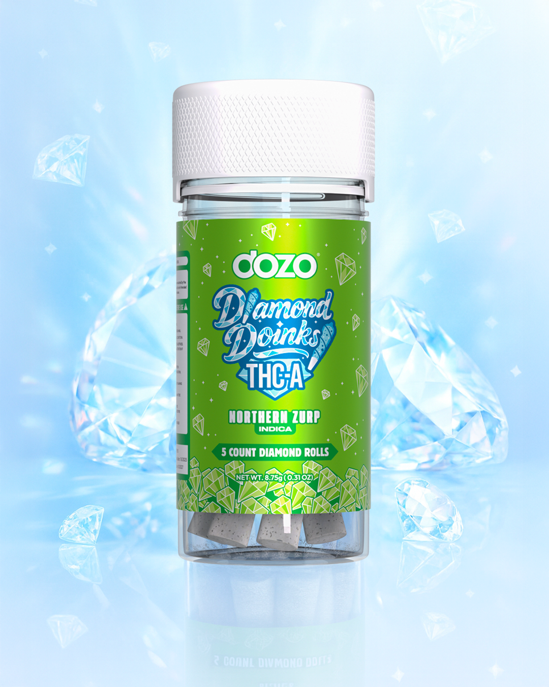 Dozo THC-A Doinks -  Diamond Rolls (5ct)