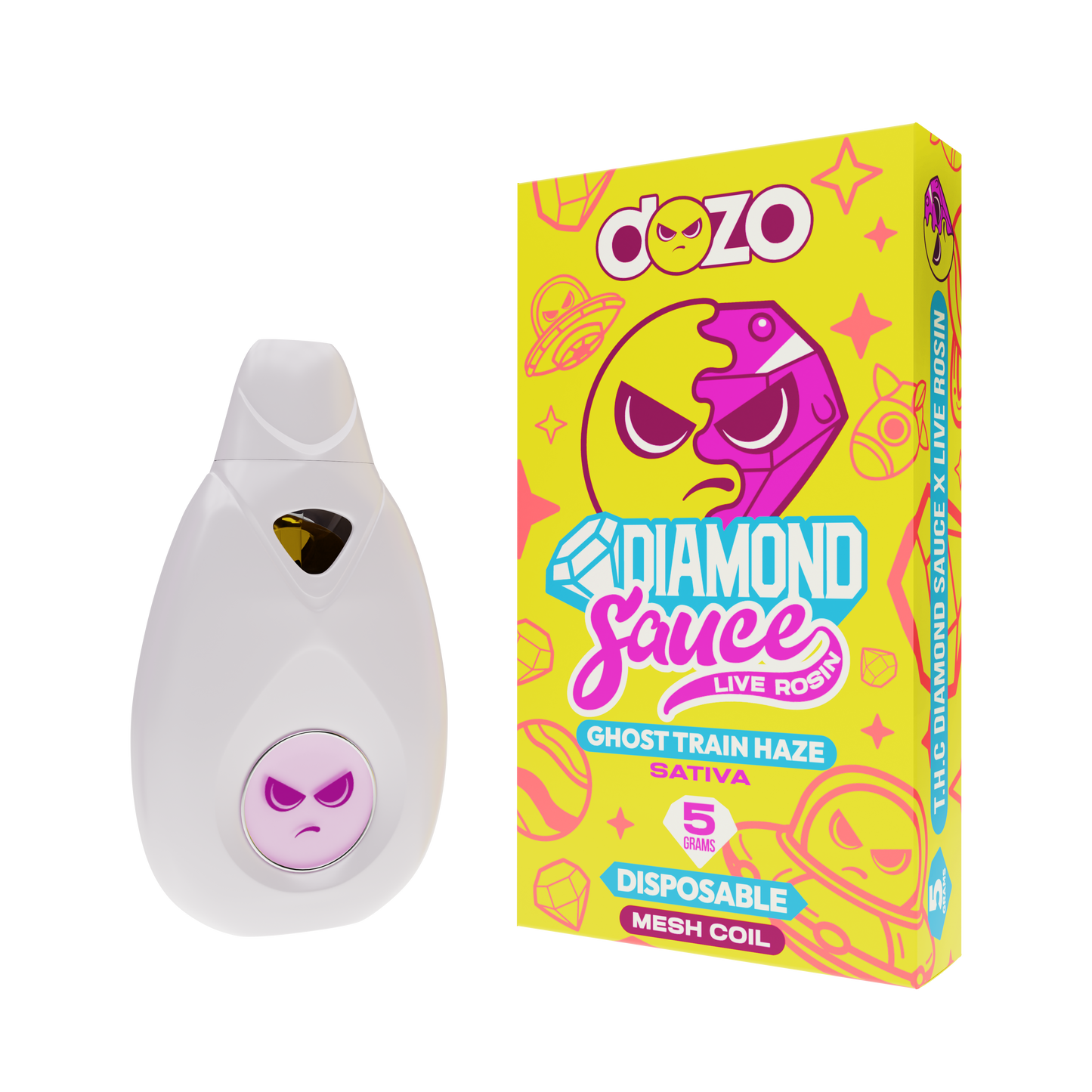 Diamond Sauсe Disposable 5g | Ghost Train Haze (Sativa)