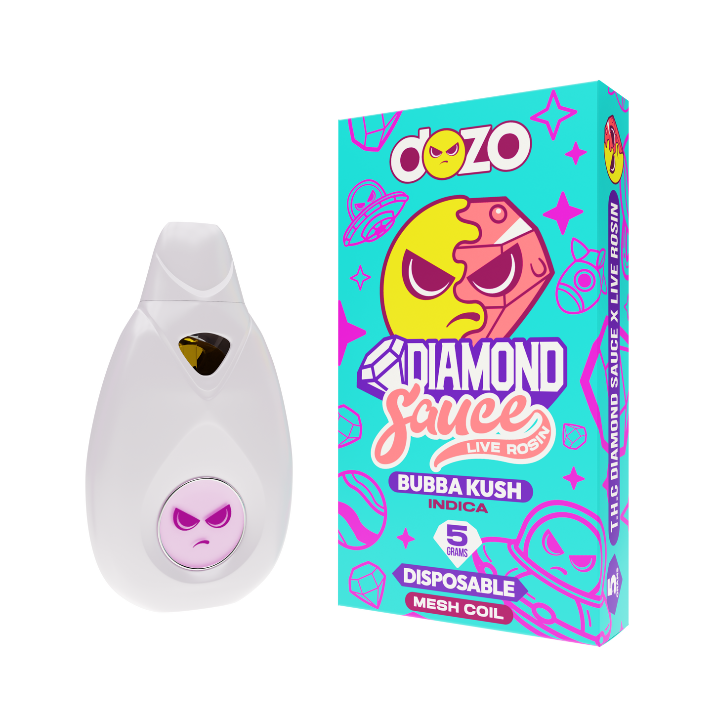 Diamond Sauce Disposable 5g | Papaya Punch (Hybrid)