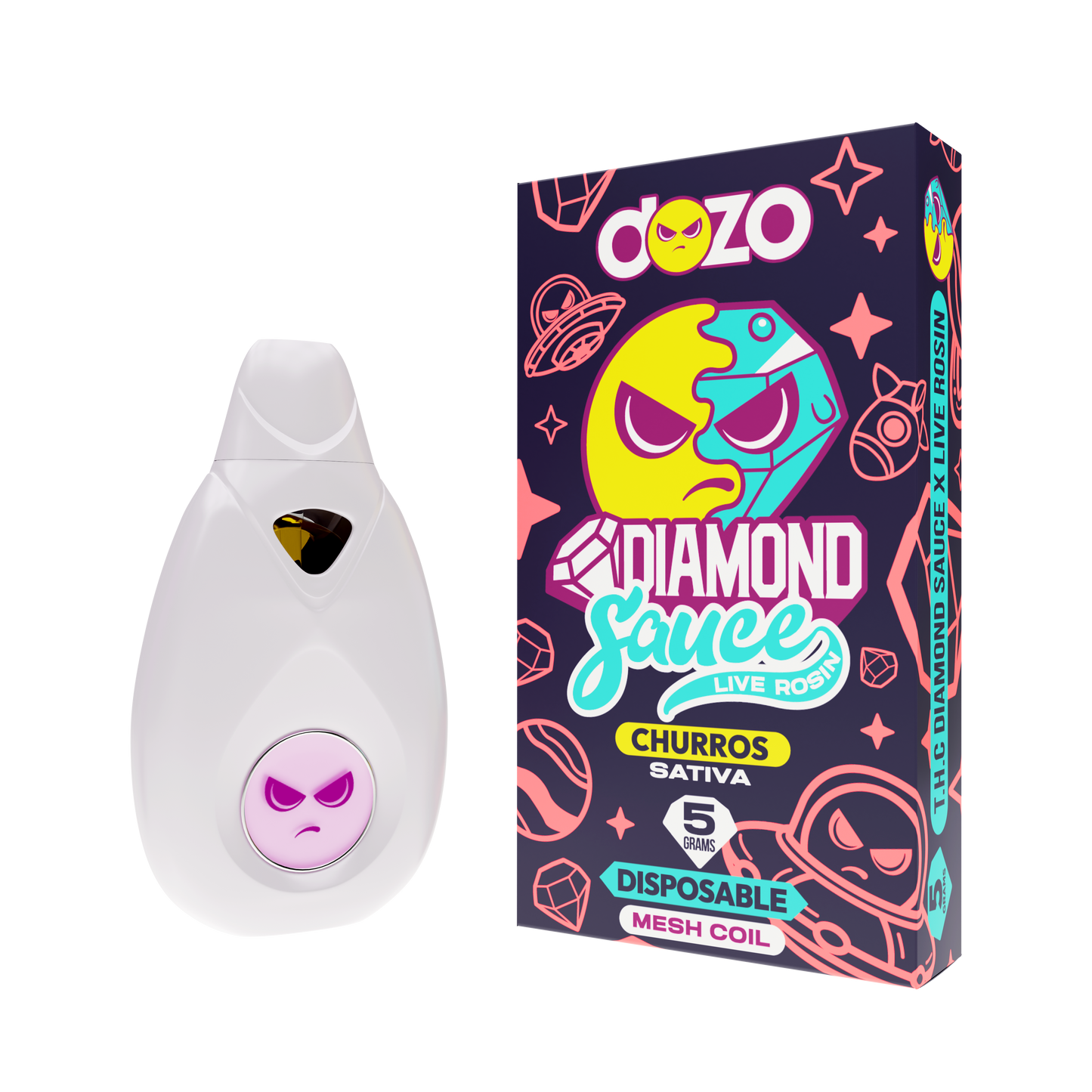 Diamond Sauce Disposable 5g | Papaya Punch (Hybrid)